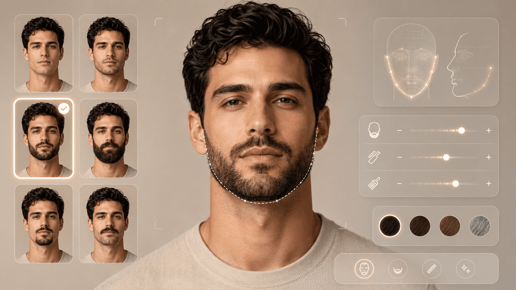 Percept grooming and hairstyle analysis dashboard